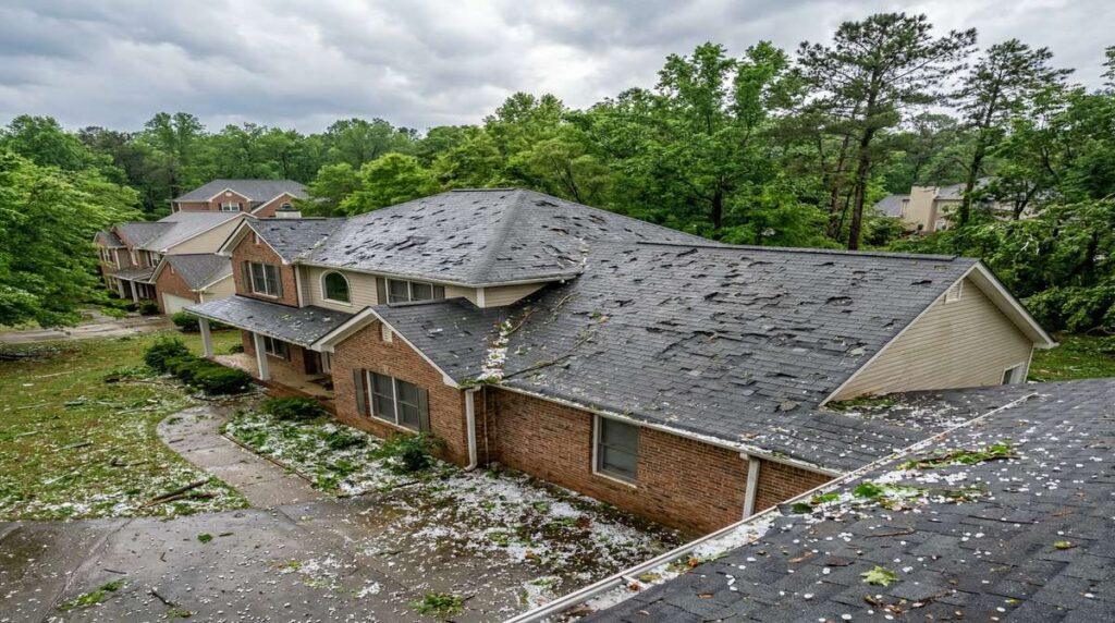 hail damage roof North Georgia - Gibbs Roofing & Siding Roswell GA